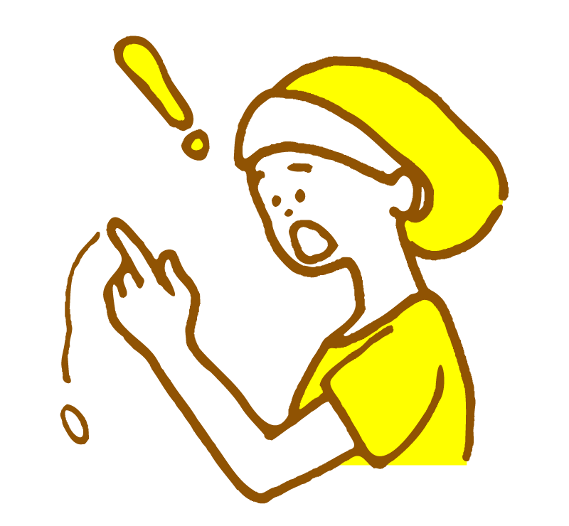 紛失や損傷で、予定より早くレンズがなくなってしまった！のイラスト